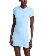 alexadnerwang. t Short Sleeve Mini Tee Shirt Dress