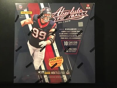 2016 Panini ABSOLUTE Football Factory Sealed Premium Retail BOX 2 Hits!