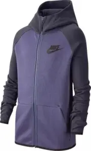 Nike Tech Pack Fleece Full Zip Hoodie Windrunner Jacket Purple AR4020 557 L