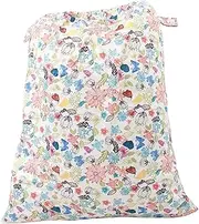 SECFOU Elastic Diaper Pail Liner Waterproof Diaper Storage Bag Diaper Caddy Travel Pouch Baby Diapers Storage Bags