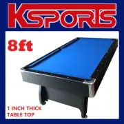 POOL TABLE 8FT PUB SIZE SNOOKER BILLIARD TABLE - 25MM TABLE TOP - HOME GAME NEW