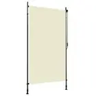vidaXL Outdoor Roller Blind 120x270 cm Cream OLL