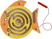 koolsoo Wooden Material Activity Toy Development Birthday Gifts Activity Board Accessories for Toddlers Children, 15x14cm