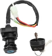 Key Switch Ignition Switch with Key 3711040B00 Replacement for Suzuki Quadsport 80 LT80 2 X 4 1996 to 2006
