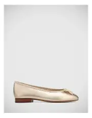 [Wittner] Agnes Leather Flat in Champagne