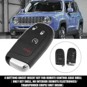 4 Button Car Keyless Entry Remote Key Shell for Jeep Compass for Fiat 500 500x