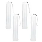 4 Piece Extendable Plastic Paint Brush Case Storage Pencil Container W6N24299