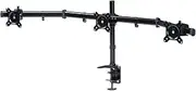 Sanwa Supply CR-LAC312BK Monitor Arm (3 Screens, Side by Side)