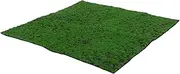 Kisangel Artificial Turf Carpet Area Rugs Outdoor Rugs Moss Carpet Fake Moss Grass Indoor Turf Grass Mat Plant Cotton