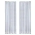 Sunlight Filtering Sheer Curtains Home Decor Pastoral Style for Set