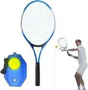 Solo Tennis Trainer Rebound Ball with String,Solo Practice Trainer Rebound Ball | Outdoor Tennis Training Exerciser Kit with Long Elastic Rope for Parks, Courts, Backyards
