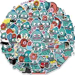 50 件 可愛三麗鷗 半鱼人 水怪 HANGYODON 卡通防水 PVC 貼紙（2）