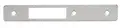 CRL DL2131A Aluminum Flat Faceplate for DL2130 Series Hook Throw Deadlocks