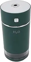 2 in 1 Ultrasound Aromatherapy Humidifier, Small Mini USB Cool Mist Humidifier with Colorful Night Light for Home Car Office Bedroom Study Room (Green)