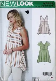 New Look 6658 Misses Tops Tunics Sewing Pattern Sz 10-22
