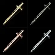 Business Signing Pen Brass Pen Lid Signature Pen Refillable Gel Pen for Wedding