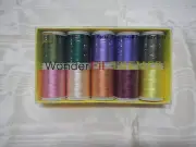 Machine Embroidery Wonderfil Thread (Floral) Pkt 10 Reels