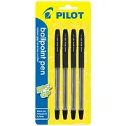 Pilot BPS-GP Fine Ballpoint Pens Black 4 Pack