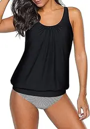 [Octopus] Women's Tankini Set 2-Piece Swimsuit Swimwear from The Island of Rügen f5704