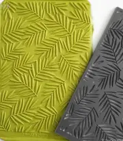 PALM LEAF Texture mat for Polymer Clay | Flexible Texture Stamp |