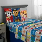 Paw Patrol Gangs All Here 3 Piece Twin Sheet Set Skye Chase Marshall Rumbl