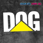 Dog Caterpillar Meme Sticker | Vinyl Car Decal Funny Aussie Meme Adult