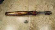 Half Wells Fly Rod Handle kit, Royal Jacaranda SpectraPly, Hidden Hood A6c