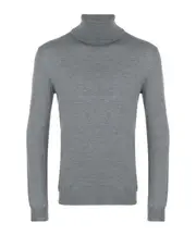 roll neck sweatshirt IT48 grey