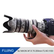 FUJING Waterproof Lens Cover for NIKON AF-S 70-200mm F2.8G II ED Lens