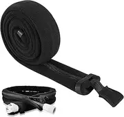 CPAP Tube Cover Black Cpap Hose Covers 6FT Tubing Wrap Ultra Soft Zippered Fleece Cover CPAP Accessories for All CPAP Tubing