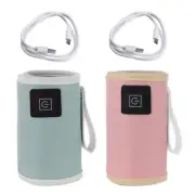 Portable USB Milk Warmer Bag Insulated Milk Bottle Heater Bag Nursing Warmer