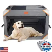 BCOCHAO Collapsible Dog Crate-Portable Dog Travel Crate for Medium/Large Dogs