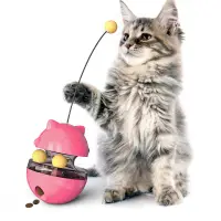 在飛比找蝦皮購物優惠-寵物玩具漏食球逗貓棒不倒翁貓咪轉盤玩具