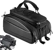 Tuxuseo Rear Rack Bag, Bag for Bicycles, Rear Rack, Storage Breaker, Expandable Reflective Rack Packer, Rear Seat Bag, Cycling Carrier Back Seat Saddle Bag