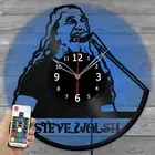 LED Vinyl Clock Steve Walsh Light Vinyl Record Wall Clock Decor Home 2687