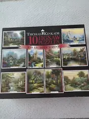 THOMAS KINKADE PRINTER OF LIGHT- 10 JIGSAW PUZZLES COLLECTOR EDITION