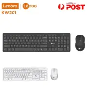 Lenovo Lecoo Keyboard KW201 Wireless Gaming Keypad Mouse Set Windows PC 2.4GHZ