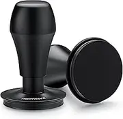 Normcore Coffee Tamper 58.5 mm - Titanium PVD Coating - Barista Stamp with 15 lb / 25 lb / 30 lbs Contact Pressure - Aluminium Handle Mat (Diameter 58.5 mm)
