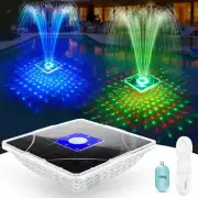 ChlorStar Solar Fountain With Light Show2024 Large Solar Pool Fountain With