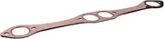 NZBZHHZGPL 1pcs Square Port Copper Plating Header Exhaust Gaskets Reusable for SBC for Chevy 327 305 350 Automotive Exhaust Gasket