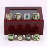 Boston Celtics 8 Championship Ring w/display Box Larry Bird And Kevin Garnett