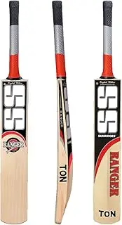 SS Ranger Kashmir Willow Cricket Bat, Full Size Short Handle