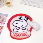 Kawaii Sanros Mouse Pad with Wrist Rest Non-Slip Rubber Computer Pad Snoopy B