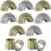 Srenta 1 Inch Mini Metal Coil Spring Silver and Gold Variety Toy, for Parties, Gifts & Birthdays, Pack of 12