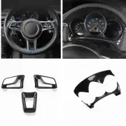 Steering Wheel Kit + Instrument Panel Cover Trim For Porsche Macan 2014-2020 (for: Porsche)
