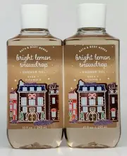 2 Bath & Body Works BRIGHT LEMON SNOWDROP Shower Gel Body Wash