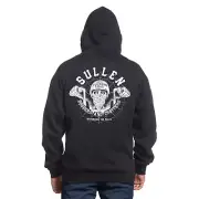 Sullen Art Collective Bobbers and Choppers Mens Zipped Hoodie Biker Tattoo