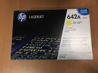 在飛比找Yahoo!奇摩拍賣優惠-HP LASERJET 碳粉642A黃色 原廠碳粉(CB40