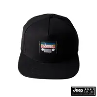 在飛比找蝦皮商城優惠-JEEP 品牌LOGO車頭燈貼布設計休閒帽-黑色
