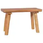 vidaXL Garden Bench 80 cm Solid Teak Wood 2BB